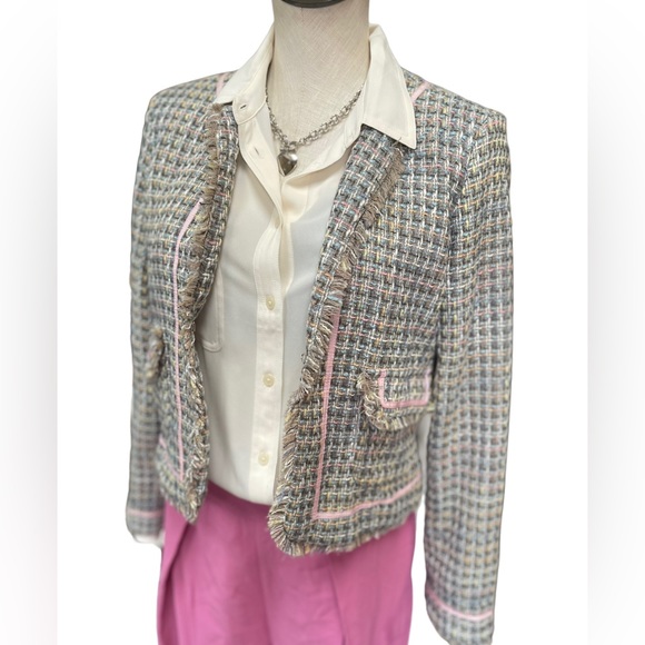 Jackets & Coats Vintage Pastel Tweed Jacket Medium Euc Poshmark